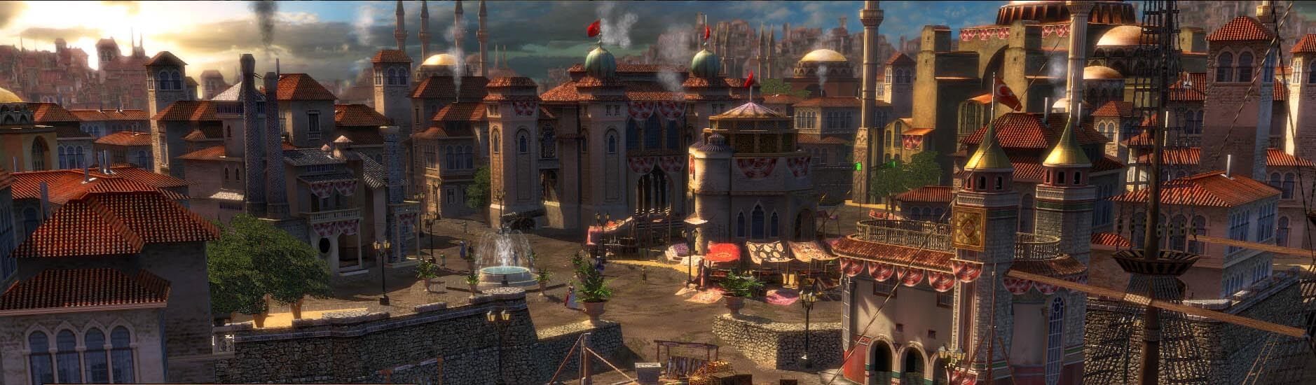 Age of Empires 3 Stadtbildschirm / Hauptbildschirm osmanen