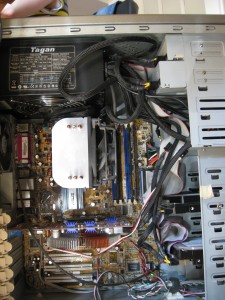 Alter PC Innen Mainboard