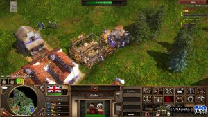 Bauern beim Erzabbau in Age of Empires 3